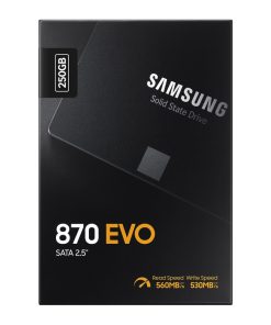 Samsung 870 EVO 250GB SSD, R/W: 560/530MB/s (MZ-77E250B/EU)