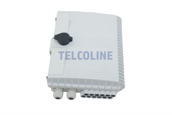 NFO Splice Closure, 2 inputs, 12 outputs, Wall mount