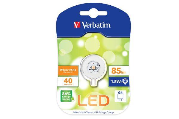 Verbatim LED žarulja/kapsula, G4, 1.5W, 85lm, 2700K