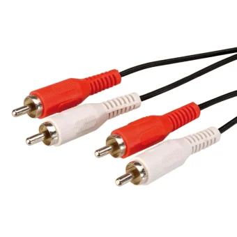 Roline VALUE Chinch kabel, 2×chinch M/M, 5.0m