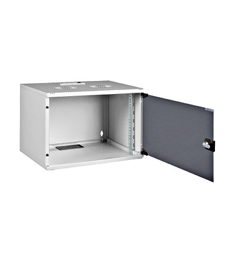 Roline 19" 7U 540×400×370 Basic zidni ormar, sivi