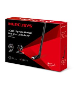 Mercusys AC650 bežični High-Gain Dual-Band USB adapter, 200Mbps/433Mbps (2.4GHz/5GHz), 802.11a/b/g/n/ac, 5dBi antena