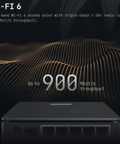 MikroTik hAP ax S (E62iUGS-2axD5axT) (2025) Router 5x Gigabit Ethernet ports, 1x 2.5 Gigabit SFP, Dual-Band Wi-Fi 6 (802.11ax), 512 MB RAM, metalno kućište, ARM