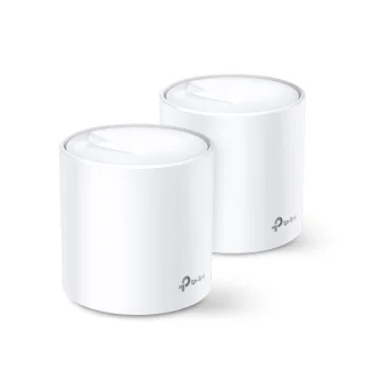 TP-Link AX5400 Deco X60 (2-pack), Dual-Band Mesh Wi-Fi 6, 574Mbps/2402Mbps (2.4GHz/5GHz), 802.11ax/ac/n/a/b/g, 2×G-LAN, Deco App