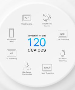 TP Link AX1500 Deco X10 (1-pack) Mesh Wi-Fi 6 Dual-Band, 300 Mbps/1201 Mbps (2,4GHz/5GHz) 2×Gigabit port, Deco App