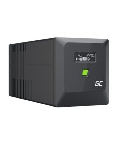 Green Cell UPS (UPSLP480) 750VA/480W, Pure sine wave, Line Interactive AVR, PowerProof with LCD