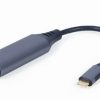 Gembird USB Type-C to VGA display adapter, space grey