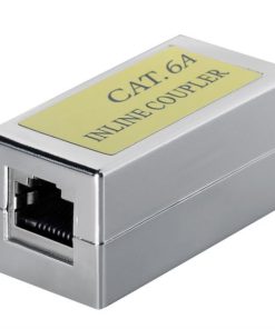 Transmedia Inline coupler, CAT 6A, metal casing