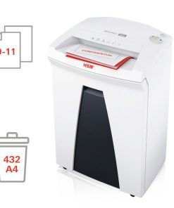 HSM securio B24 uništavač dokumenata, trakasti + poprečni rez, 1.9×15mm, razina sigurnosti E-4/F-2/P-5/T-5, kapacitet 35l