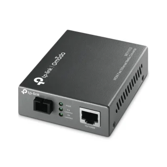 TP-Link 100M WDM optički pretvarač, 10/100M RJ45 u 100M Single-mode SC, Full-duplex,Tx:1550nm, Rx:1310nm, do 20km