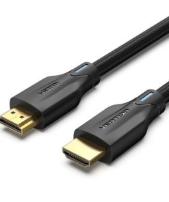 Vention Cotton Braided 8K Ultra High Speed HDMI Cable 2M Black