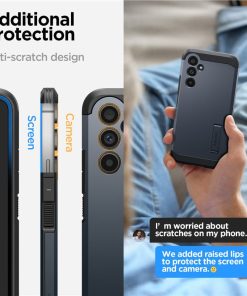 Spigen Tough Armor, zaštitna maska za telefon, metal slate - Samsung Galaxy A54 5G (ACS05884)
