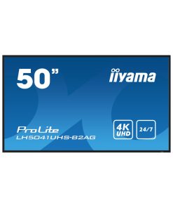IIYAMA 50" LH5041UHS-B2AG 4K UHD (3840x2160) VA Signage 24/7, 500 cd/m2, 5000:1, non Android, media play USB, LAN control