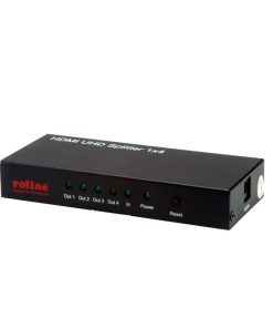 Roline HDMI četvrosmjerni razdjelnik, 4K (1 ulaz/4 izlaza)