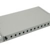 NFO Patch Panel 1U 19" - 12x SC Simplex LC Duplex, Pull-out, 1 tray