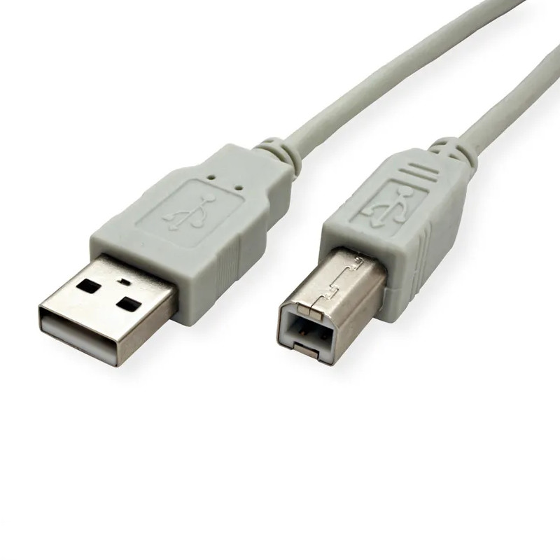 STANDARD USB2.0 kabel TIP A-B M/M 1.8m, bež