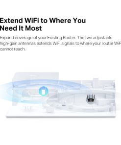 Mercusys AX1500 bežični pojačivač dometa (Range Extender) 300Mbps/1201Mbps (2.4GHz/5GHz), IEEE 802.11a/n/ac/ax, 1xGigabit RJ45 Port, 2×vanjska antena fiksna, WPS tipka