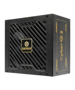 Enermax 750W CyberG II, ATX 3.1, 80+ GOLD, 2×PCIe, 5×SATA, 24-pina, 120mm ventilator