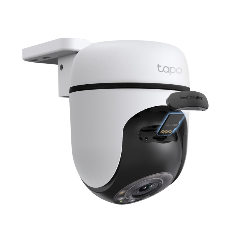 TP-Link Tapo C510W kamera 2K 3MP, H.264, 360°/130° Pan/Tilt, Full-Color Night Vision, microSD, dvosmjerni audio, detekcija pokreta, vodootporna IP65, Wi-Fi, Tapo app