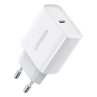 UGREEN zidni punjač 20W, USB-C, PD3.0/QC4.0+, bijeli