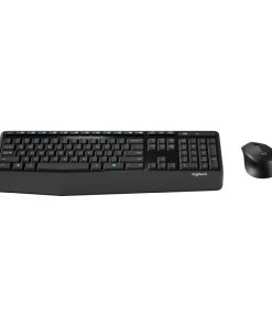 Logitech MK345 bežična tipkovnica+miš, USB, crna (920-006489)