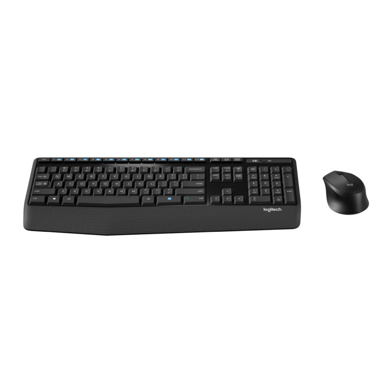 Logitech MK345 bežična tipkovnica+miš, USB, crna (920-006489)