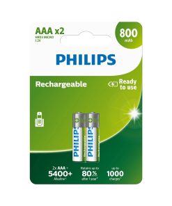 Philips punjive baterije AAA, 2 komada, 800 mAh
