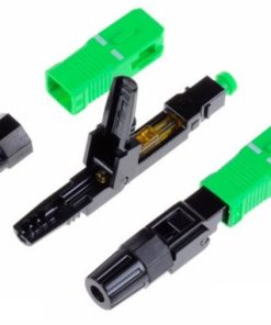 NFO Connector - fiber optic fast connector, SM 9 125, SC APC