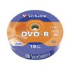 DVD-R Verbatim 4.7GB 16× Matt Silver 10 pack wrap