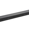 NaviaTec vodilica kablova 19" s poklopcem, 1U horizontalna, crna