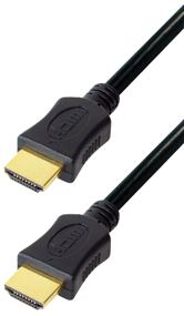 Transmedia High Speed HDMI cable with Ethernet 0,5m gold plugs, 4K