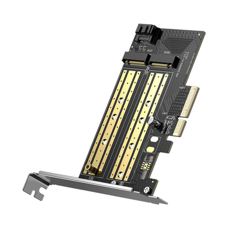 UGREEN kontroler SATA PCI-E, M.2 M-Key NVMe, M.2 Bkey NVMe