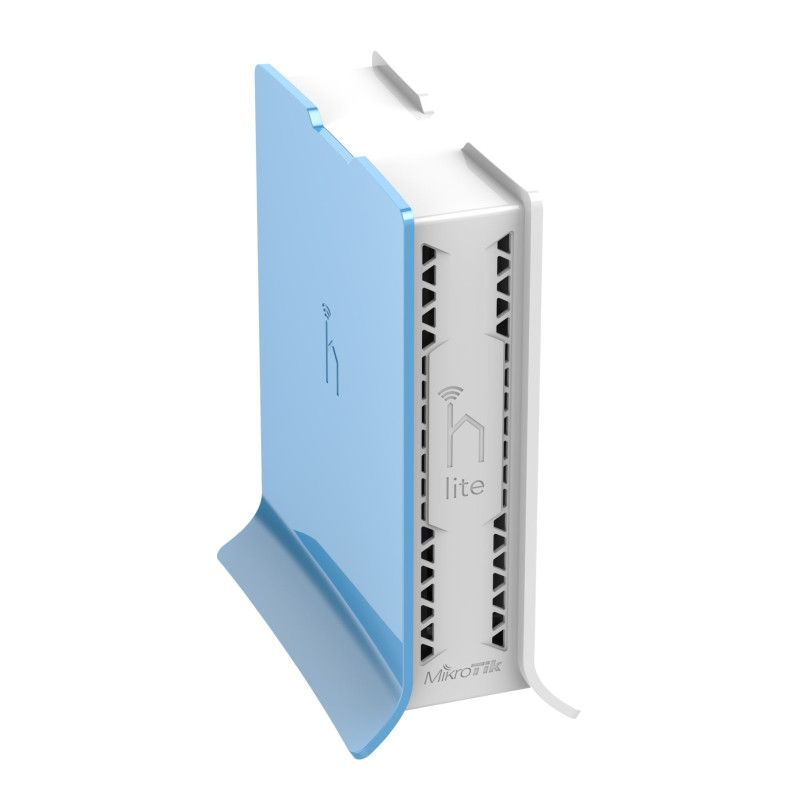 Mikrotik RB941-2nD-TC hAP Lite tower, 650MHz CPU, 32MB RAM, 4×LAN, 2.4Ghz 802.11b/g/n, integrirana antena, RouterOS L4, tower kućište, PSU