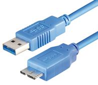 Transmedia USB 3.0 type A plug - Micro USB type B plug, 5,0 m