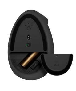 Logitech Lift bežični vertikalni ergonomski miš, USB, sivi (910-006473)