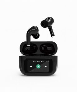 Gembird BT TWS in-ears with LCD display and Active Noise Cancelling, Black