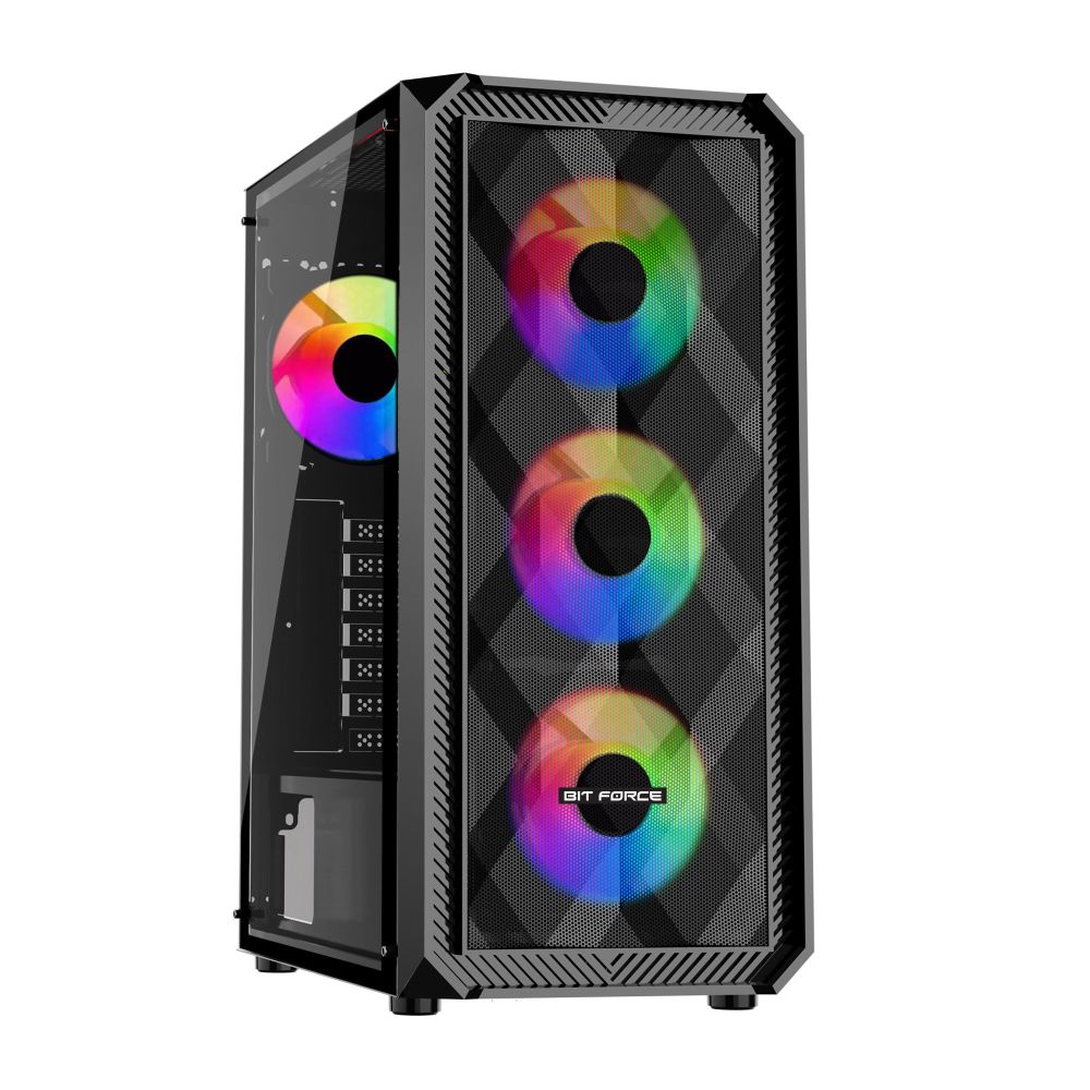 BIT FORCE računalo GAMER PC Ryzen 5 5600, 32GB DDR4, 1TB SSD, RX 7600 8GB, Win 11 Pro