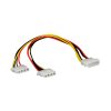 Roline interni Y-naponski kabel, 4-pin HDD - 2×4-pin HDD, 0.3m