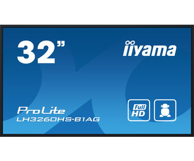 IIYAMA 32" LH3260HS-B1AG FHD (1920x1080) VA Signage 24/7, 500 cd/m2, 4000:1, Android OS, E-Share, iiSignage2