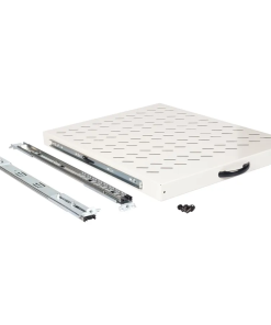 Roline 19" 1U izvlaćiva polica, D=550mm, nosivost 25kg, siva