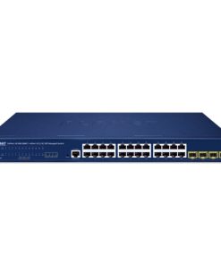 PLANET IPv4/IPv6, 24-Port 10/100/1000T + 4-Port 1G/2.5G SFP L2/L4 SNMP Managed Gigabit Ethernet Switch, supports ERPS Ring, Cloud-based CloudNMS, MQTT
