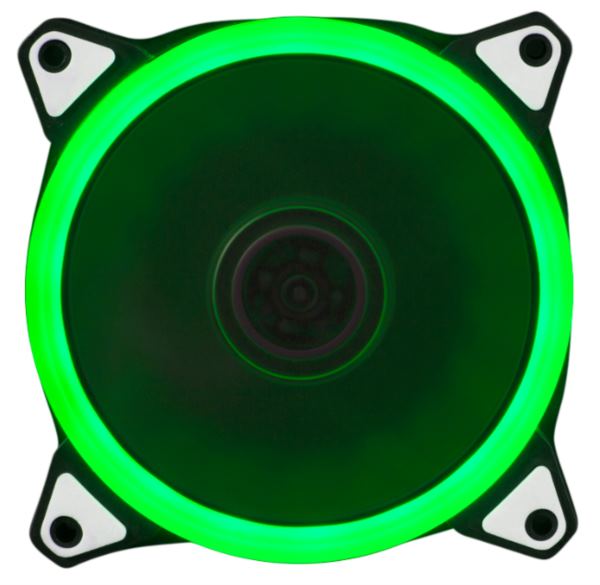 NaviaTec PC Case Fan 120mm, Green LED