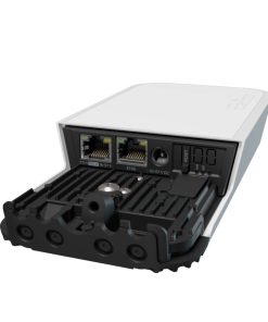 Mikrotik wAP ax (wAPG-5HaxD2HaxD), 800MHz (2 cores), 256 RAM, 128MB NAND, 2×GLAN, 2.4Ghz/5Ghz 802.11a/n/ac/ax, RouterOS v7, vanjsko kućište bijelo, PSU, PoE inj.