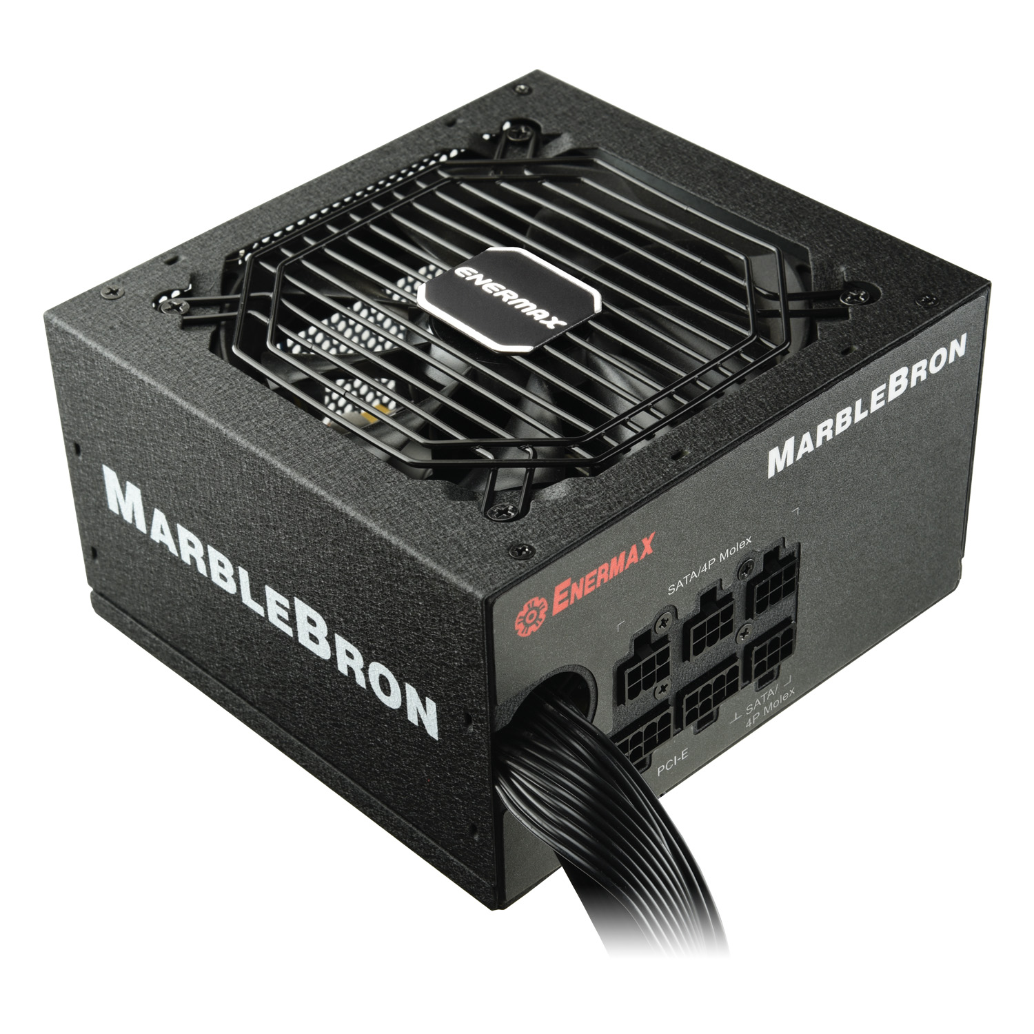 Enermax 650W MarbleBron II, ATX 3.1, 80+ BRONZE, polu-modularno, aktivan PFC, 2×PCIe, 5×SATA, 24-pina, 120mm ventilator