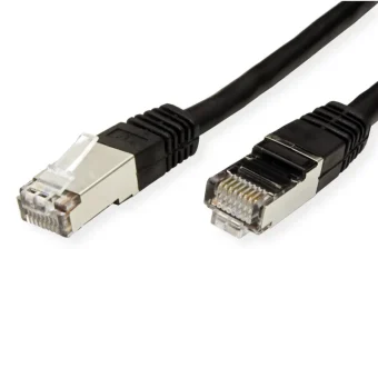 Roline VALUE S/FTP (PiMF) mrežni kabel oklopljeni Cat.6, 10m, crni