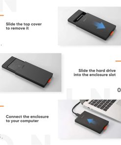 UGREEN vanjsko kućište 2.5" SATA HDD/SSD, do 9.5mm, tool free, microUSB3.0/USB3.0