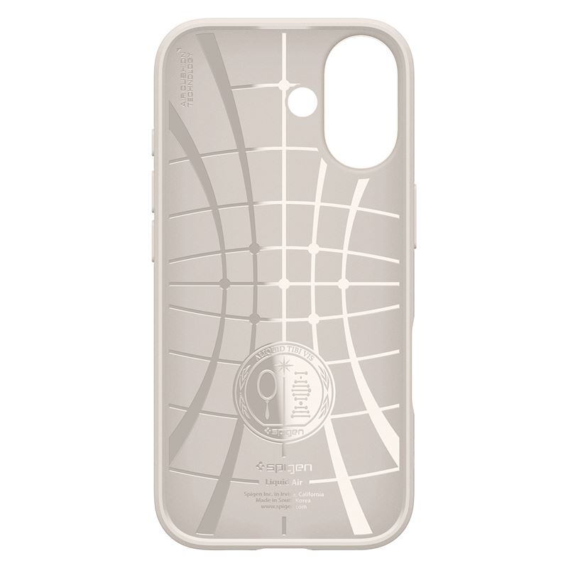 Spigen Liquid Air, natural titanium - iPhone 17 (ACS10372)