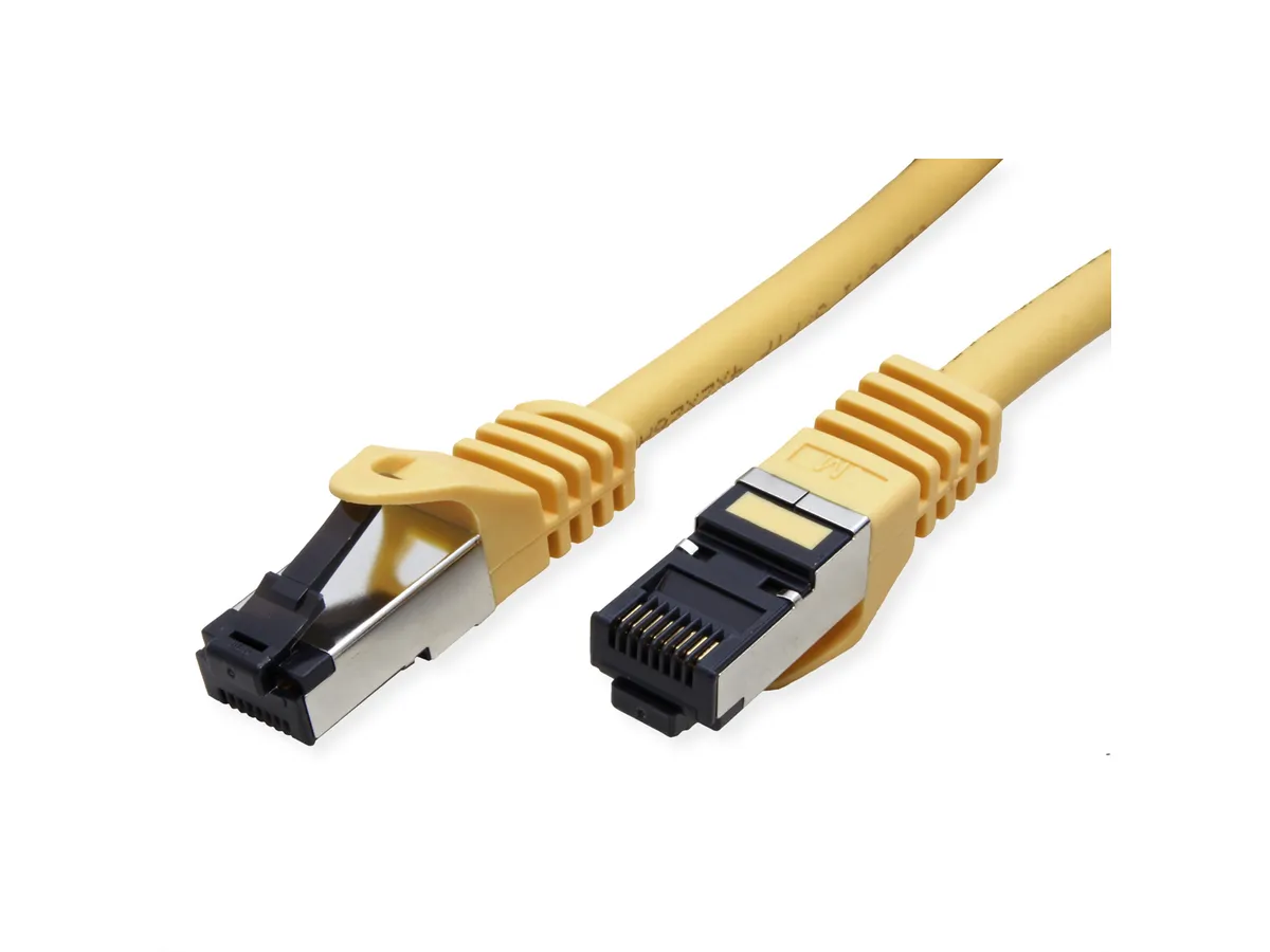 Roline VALUE S/FTP mrežni kabel Cat.8 (Class I), LSOH, stranded, 1.0m, žuti