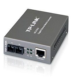 TP-Link 1GbE RJ45 to 1G SFP Optical (SC,SM)-15 km Media Converter