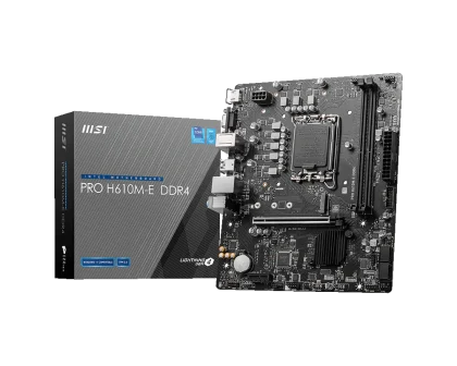 MSI MB H610M-E DDR4, S.1700, 2xDDR4/3200, PCIe 4.0, G-LAN, VGA/HDMI, mATX